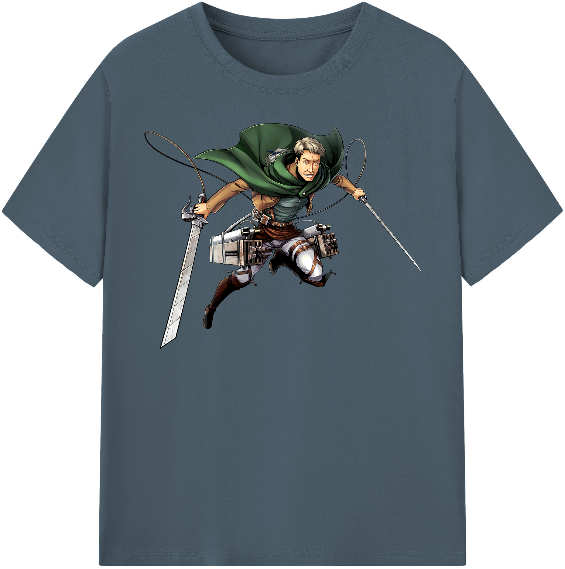 （画像用） 進撃の巨人 Attack on Titan 綿100％半袖Tシャツ（フロントプリント）
